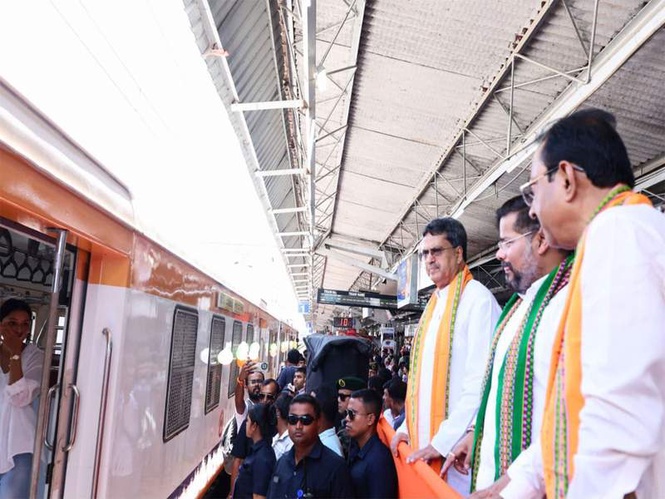 Image from: Vande Bharat express to start from Tripura soon: CM Manik Saha