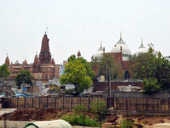 Image from: Shri Krishna Janmabhoomi-Shahi Idgah case: Lok Adalat held in Mathura following SC directives; Hindu plaintiff proposes removal of structure from disputed site