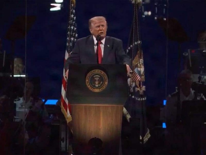 Image from: Trump honours heroes and history in heartfelt 250th anniversary tribute at 'Salute to America' celebrations
