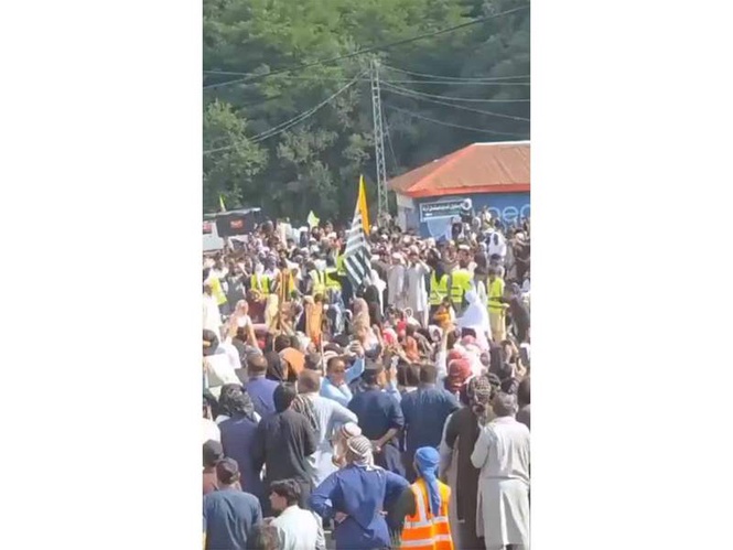 Image from: Massive anti-Pakistan protests begin in PoJK following brutal crackdown, arrest of 600 civil rights activists