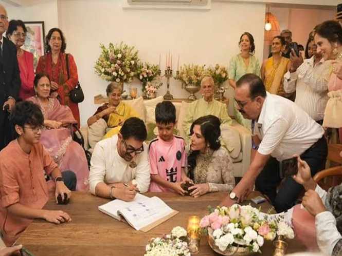 Image from: Aamir Khan, Gauri Spratt are now married; Check out inside wedding pics