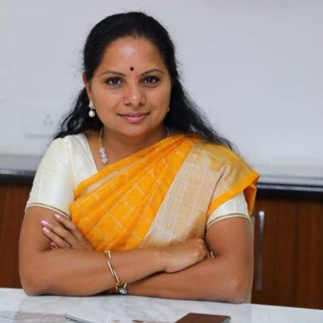 Image from: EC asks Kavitha’s TRS to choose alternative name following objections over acronym