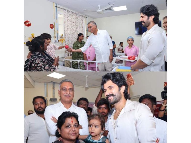 Image from: Vijay Deverakonda attends ’Gift of Life’ event celebrating 500 free pediatric heart surgeries