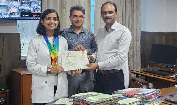 Image from: Mandi medical college student wins gold at MED-ASCENT 2026
