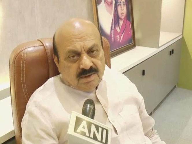 Image from: Congress trying to protect its vote bank, pressurising officers: Former Karnataka CM Basavaraj Bommai