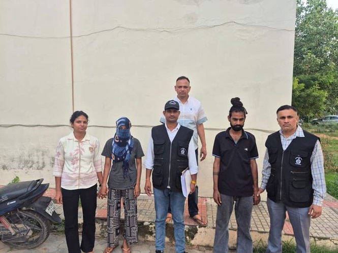 Image from: Gurugram man, girlfriend held for wife’s murder after return from Nepal