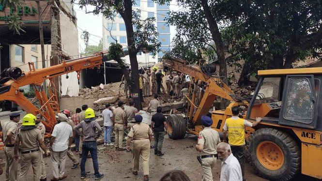 Image from: Chandigarh administration orders magisterial probe into building collapse that killed 2