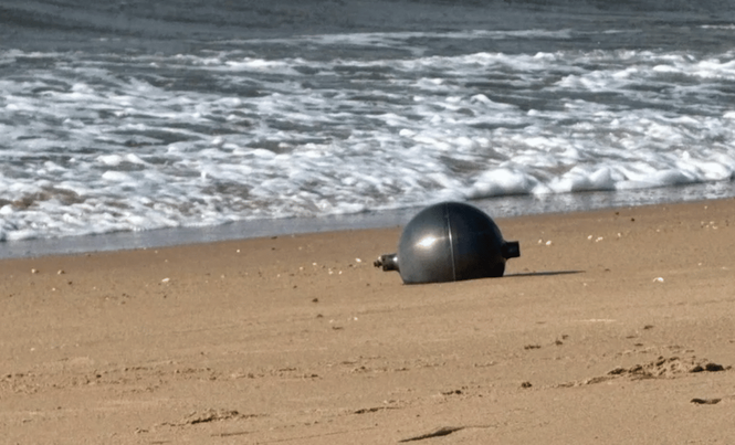 Image from: Six Mysterious Silver Spheres Found on Australian Beach Spark Investigation Into Possible Space Debris