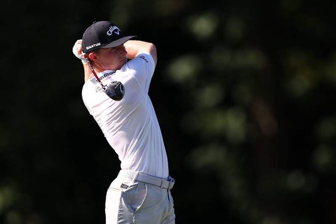 Image from: Blades Brown reveals what he told his caddie about Preston Stout after playing with him at the John Deere