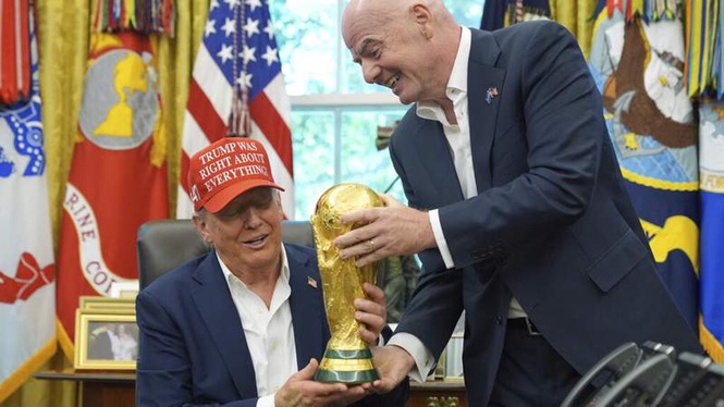 Image from: FIFA lifts Folarin Balogun's World Cup suspension after Trump calls Infantino
