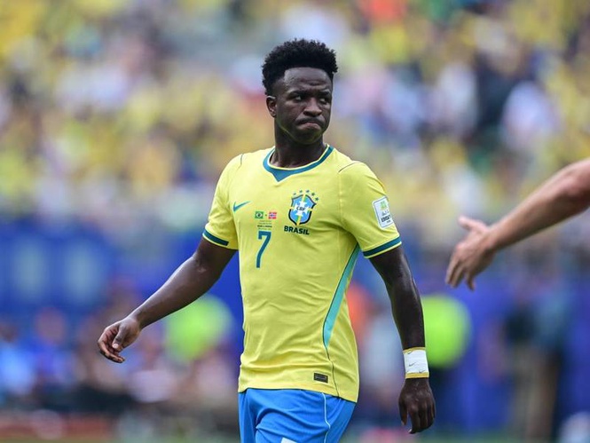 Image from: Why Vinicius Junior doesn’t take Brazil’s penalties as Bruno Guimaraes misses against Norway