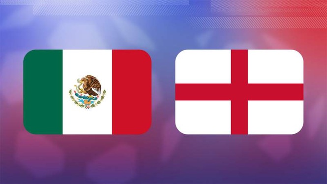 Image from: Mexico vs England live: World Cup blockbuster under way after storm forces delay