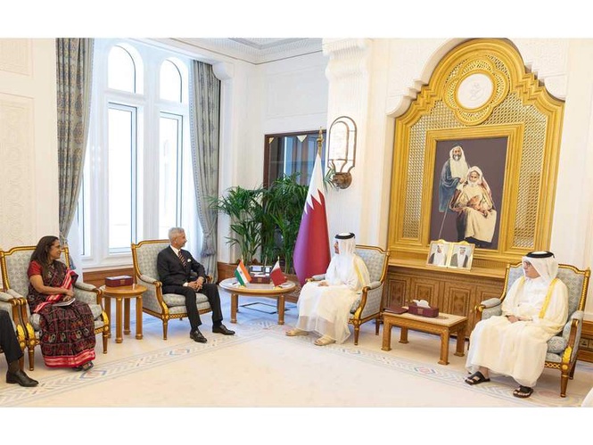 Image from: Jaishankar concludes visit to Qatar; strengthens strategic ties, praises Doha's mediation role