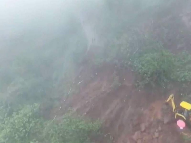 Image from: Landslide in Pune's Mawal Taluka: NDRF launches rescue operation for trapped family
