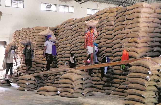 Image from: Punjab faces grain storage crisis ahead of paddy procurement