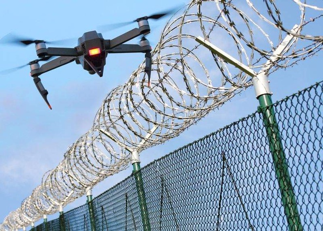 Image from: Search operation launched after suspected Pakistani drone sighted along LoC in J-K