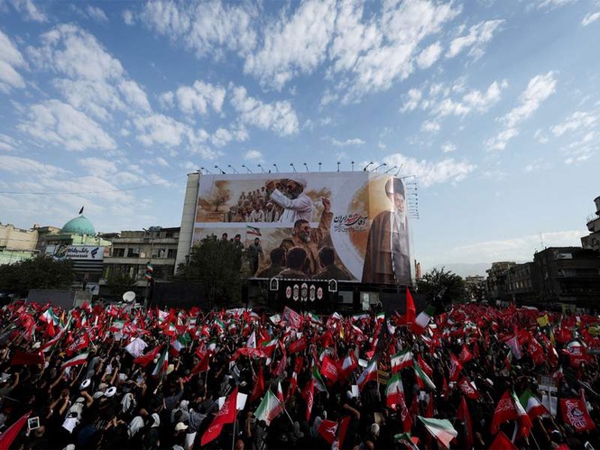Image from: Funeral procession for Iran’s Khamenei begins in Tehran, expected to last 10-12 hours: Iranian Media
