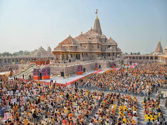 Image from: Allahabad HC's Lucknow Bench to hear plea seeking CBI probe into alleged Ram Temple donation irregularities
