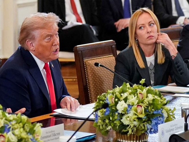 Image from: Trump calls for 'restraining order' for Italy PM amid feud