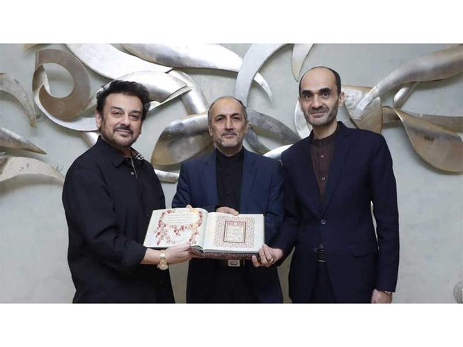 Image from: Iranian Consulate General Recognises Adnan Sami’s Emotional Musical Tribute to the People of Iran and Its Late Supreme Leader