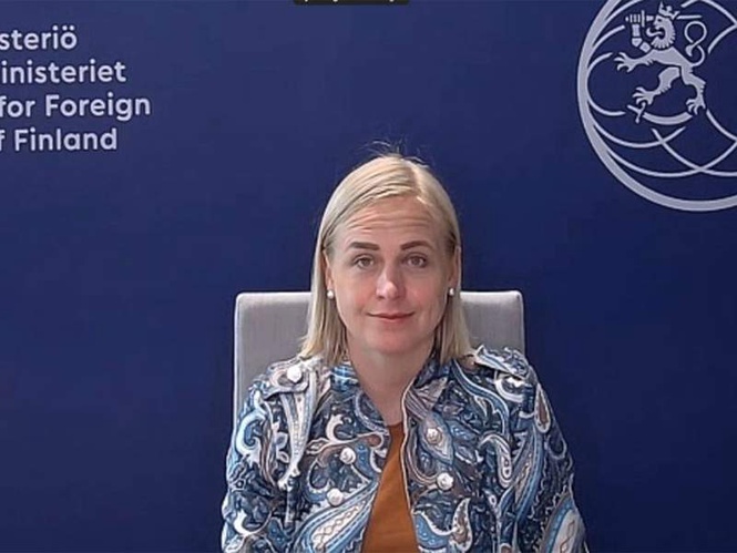Image from: “India-EU FTA to intensify trade, bring investments, jobs to both sides”: Finnish Foreign Affairs Minister Elina Valtonen