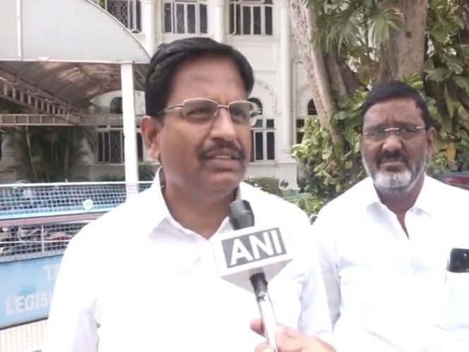Image from: KCR risking Telangana people's lives over Medigadda barrage politics: Congress' Yennam Srinivas Reddy