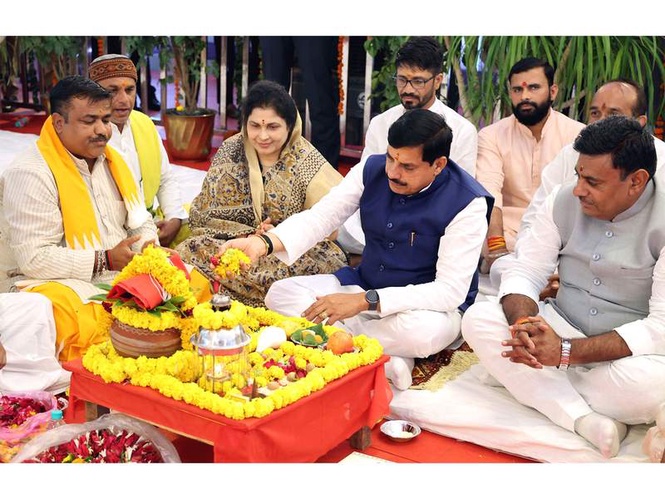 Image from: MP: CM Yadav lays foundation stone of Satgarhi Smart Industrial Park in Bhopal; project to generate over 15,000 jobs