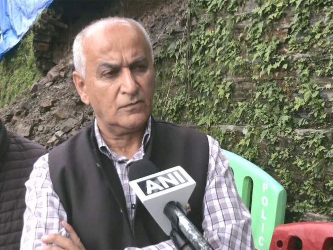 Image from: Collapsed retaining wall near Shimla's historic Christ Church to be rebuilt within three days: Shimla Mayor