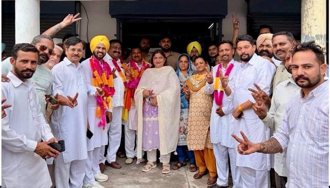 Image from: AAP manages to elect Banur MC president in third attempt