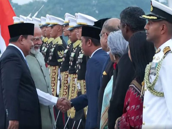 Image from: Defence, minerals top agenda as PM Modi reaches Indonesia