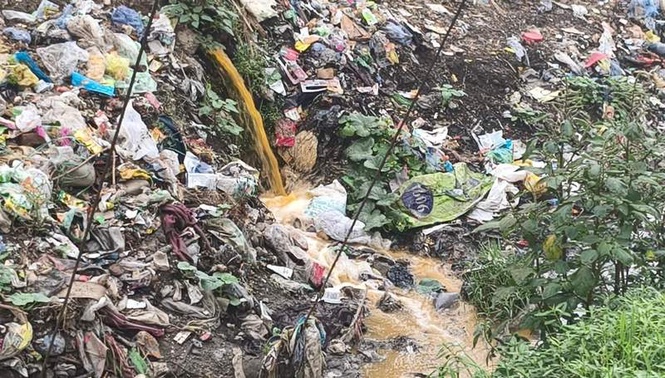Image from: Baddi pharma unit lets out untreated effluent into nullah, notice issued