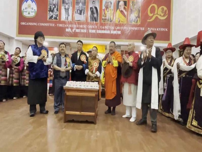 Image from: Tibetan Community Centre inaugurated in Sikkim on Dalai Lama’s 91st birthday