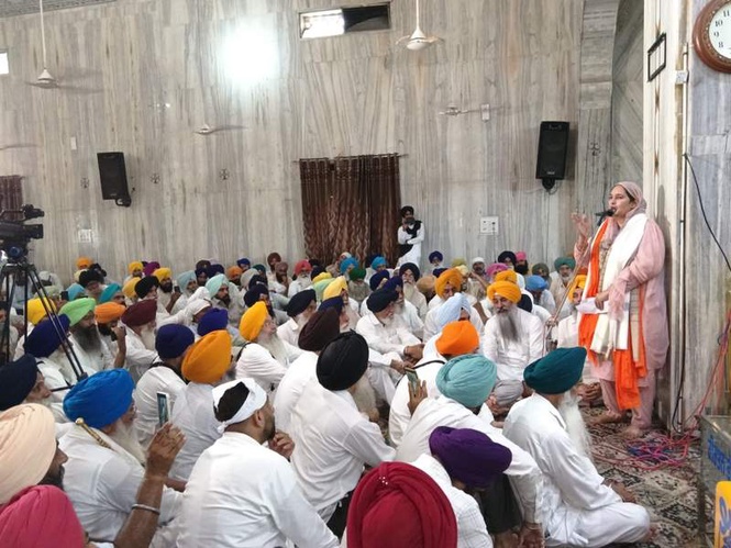 Image from: At Doraha meet, SAD breakaway faction calls for Panthic unity