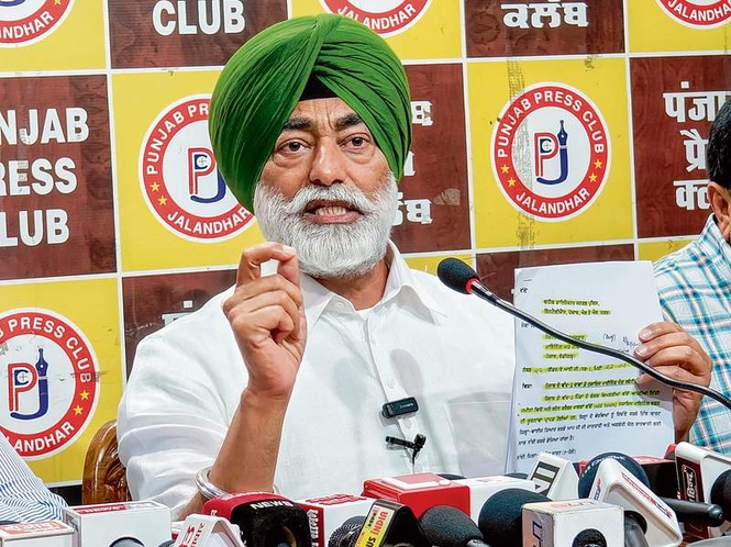Image from: Khaira slams removal of film Satluj from OTT
