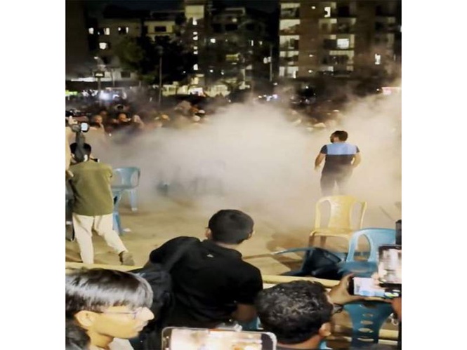 Image from: Bangladesh: 3 injured after bomb blast at student-led NCP rally near Dhaka