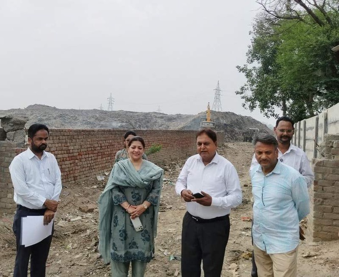 Image from: Patiala MC clears 1.40 lakh metric tonnes of legacy waste at Ghalori Gate landfill
