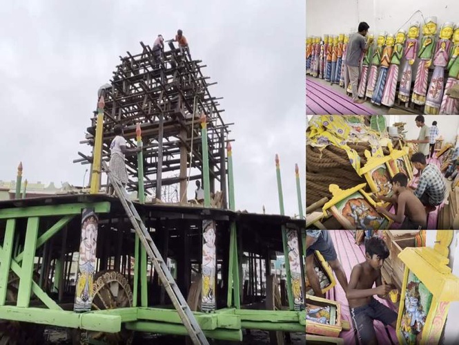 Image from: Chariot work enters final phase for Odisha's second-largest Rath Yatra in Baripada