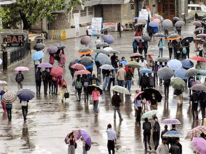 Image from: IMD warns of heavy to very heavy rain in four Himachal districts, issues public advisory