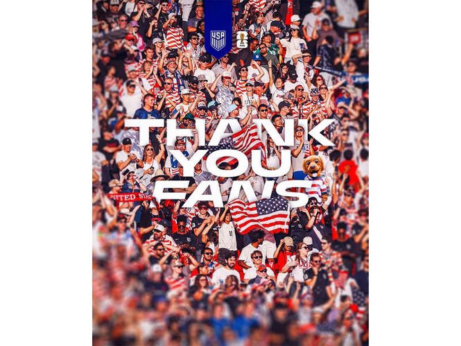 Image from: FIFA World Cup 2026: “You believed” USMNT pens heartfelt message to supporters after R16 exit