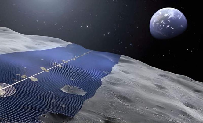 Image from: A Japanese Team Plans to Build a 6,800-Mile Solar Ring Belt on the Moon to Power the Earth 24/7