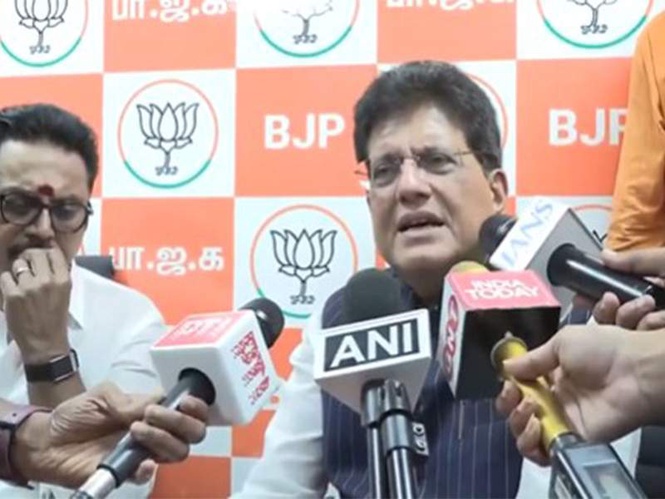 Image from: Tamil Nadu: New media centre to act as 'bridge between BJP and media', says BJP's Piyush Goyal