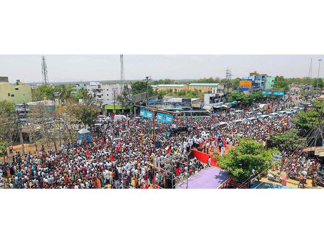 Image from: Tamil Nadu Deputy CM Udhayanidhi Stalin seeks votes for DMK candidate Kathiravan