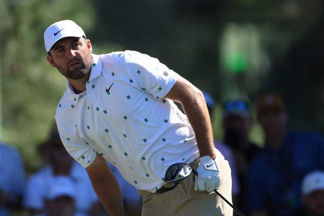Image from: Scottie Scheffler annoyed with journalist after Masters round three, ‘That’s just a terrible question’
