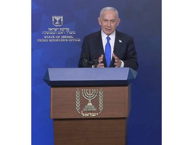 Image from: Israel seeks "a real peace agreement that will last for generations" with Lebanon: Netanyahu