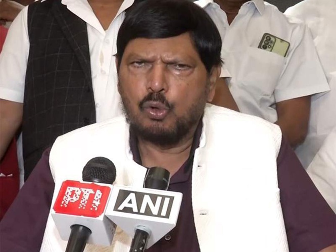 Image from: "Great, revolutionary decision": Union Minister Athawale on Women's Reservation Bill