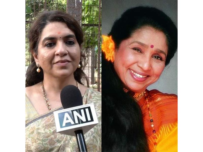 Image from: "Last living legend of Hindi playback": Shaina NC pays tribute to Asha Bhosle after her demise