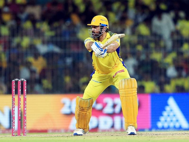 Image from: Dhoni has light hit in nets ahead of KKR clash, unlikely to feature though