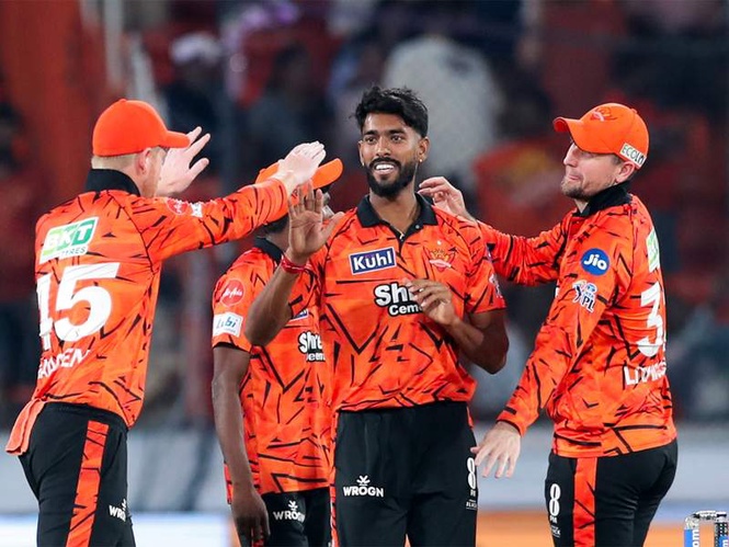 Image from: "They were working throughout the season": SRH skipper Ishan praises debutant pacers after win over RR