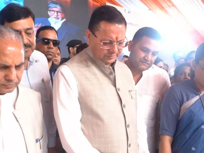 Image from: CM Dhami reviews arrangements at Jaswant Ground ahead of PM Modi's visit