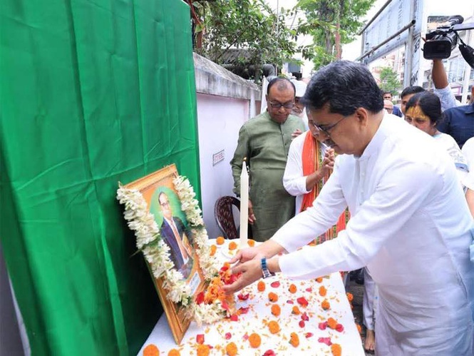 Image from: Tripura CM Manik Saha pays tribute to B.R. Ambedkar on birth anniversary